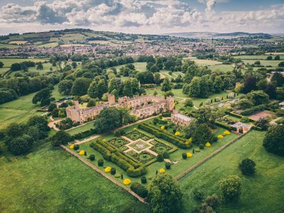 Aerial Sudeley Castle Aerial credit Rob Tarren